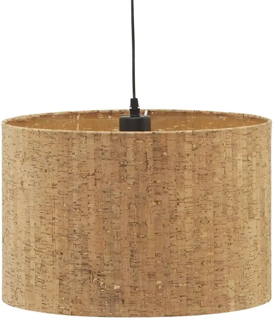 KHG Pendelleuchte Cork ¦ holzfarben ¦ Maße (cm): H: 150 Ø: 38 Lampen & Leuchten > Hängeleuchten - Höffner