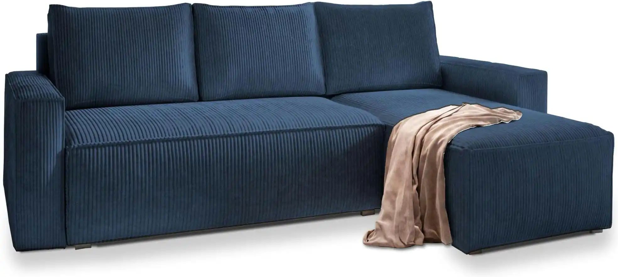 MASSENO Ecksofa mit Schlaffunktion Potaro ¦ blau ¦ Maße (cm): B: 230 H: 85 Polstermöbel > Sofas > Ecksofas - Höffner