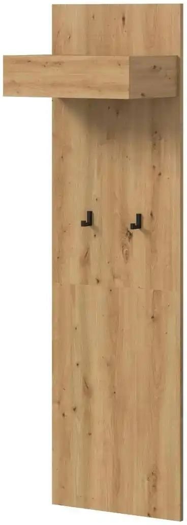 Garderobenpaneel ¦ holzfarben ¦ Holzwerkstoff ¦ Maße (cm): B: 50 H: 160 Garderoben & Kleiderstangen > Wandgarderoben -...