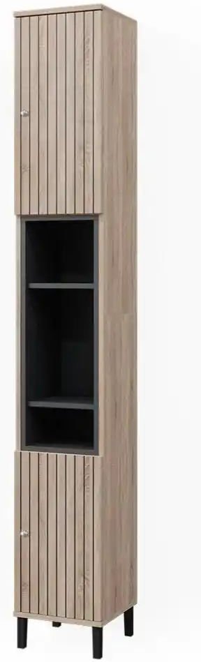 Hochschrank ¦ holzfarben ¦ Maße (cm): B: 30 H: 190 Schränke > Badschränke > Bad-Hochschränke - Höffner