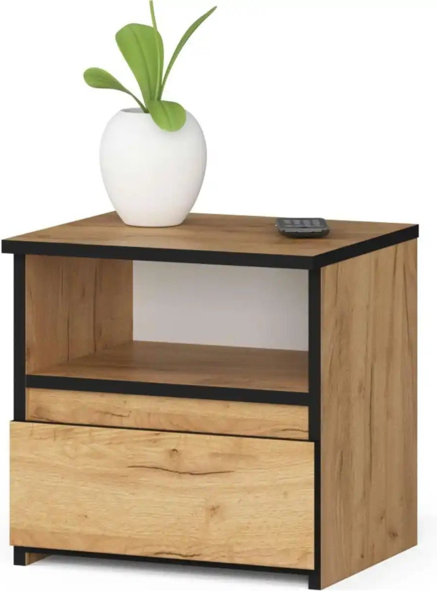 Nachttisch Carla ¦ holzfarben ¦ Maße (cm): B: 40 H: 40 Tische > Nachttische - Höffner