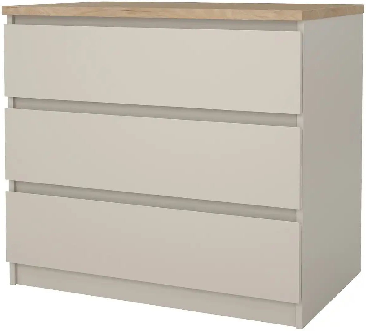 Thumbnail - Kommode Nardo ¦ beige ¦ Maße (cm): B: 77 H: 70,1 T: 50.0 Kommoden & Sideboards > Kommoden - Höffner