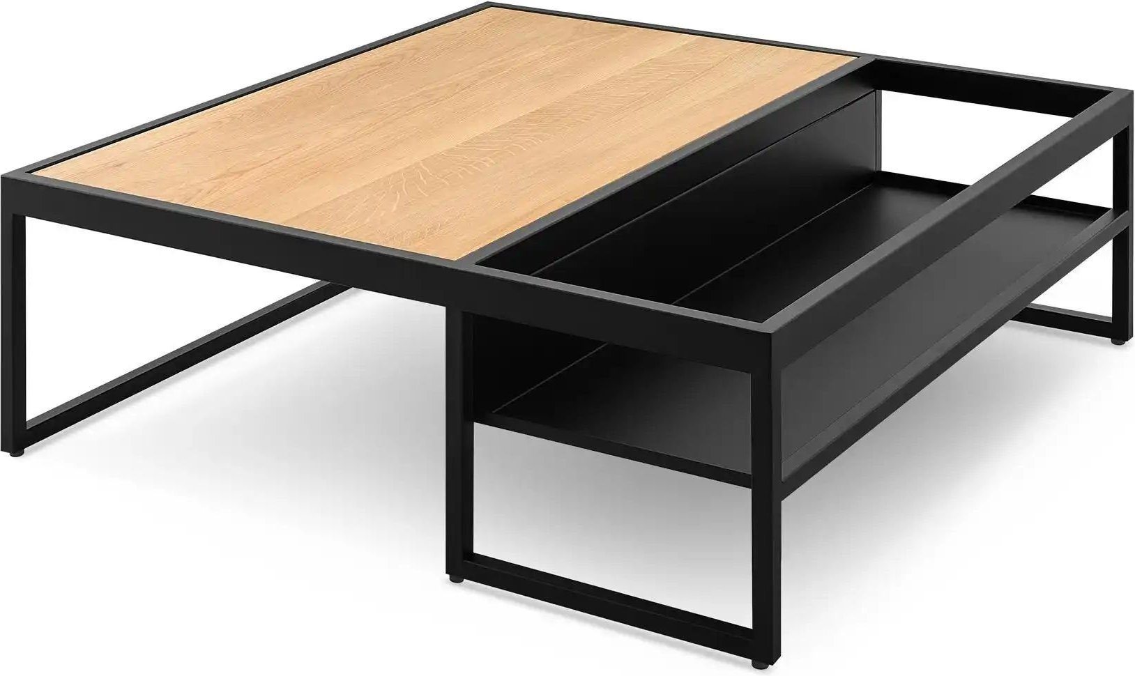 Couchtisch ¦ schwarz ¦ Maße (cm): B: 90 H: 30 Tische > Couchtische > Couchtisch Massivholz - Höffner