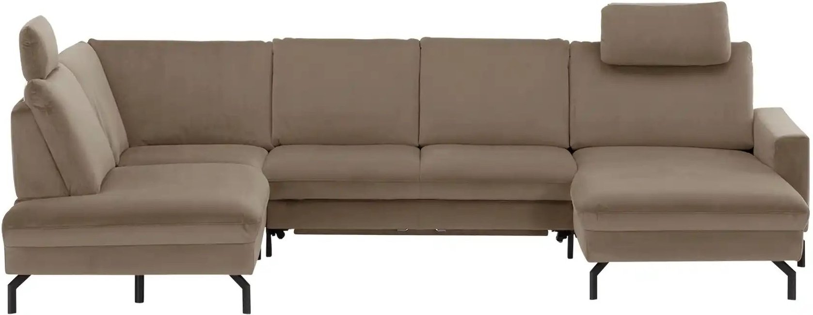 meinSofa Wohnlandschaft  Grace ¦ braun ¦ Maße (cm): B: 332 H: 89 T: 220.0 Polstermöbel > Sofas > Schlafsofas - Höffner