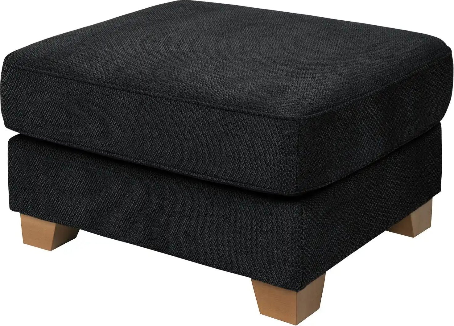 SOHO Hocker Franka ¦ schwarz ¦ Maße (cm): B: 75 H: 42 T: 62.0 Polstermöbel > Hocker - Höffner