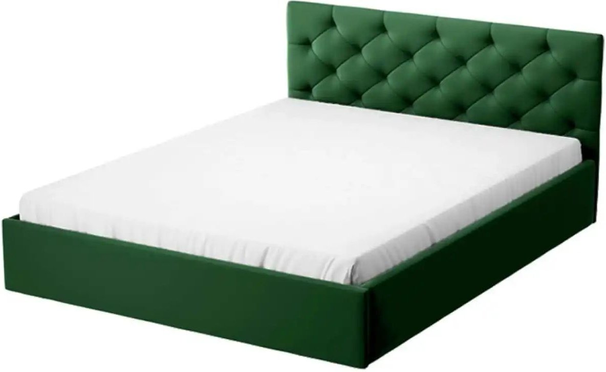 Polsterbett mit Bettkasten Sara ¦ grün ¦ Maße (cm): B: 99 H: 85 Betten > Polsterbetten - Höffner