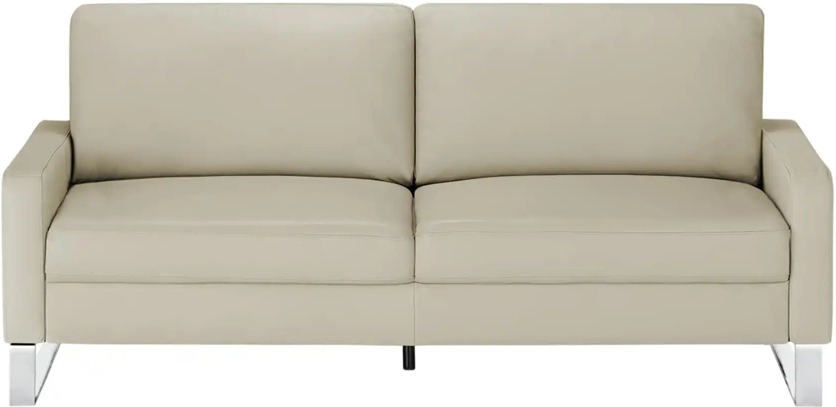 Max Schelling Ledersofa mit Kufengestell Maximum ¦ creme ¦ Maße (cm): B: 164 H: 86 T: 97.0 Polstermöbel > Sofas > 2-Sitz...