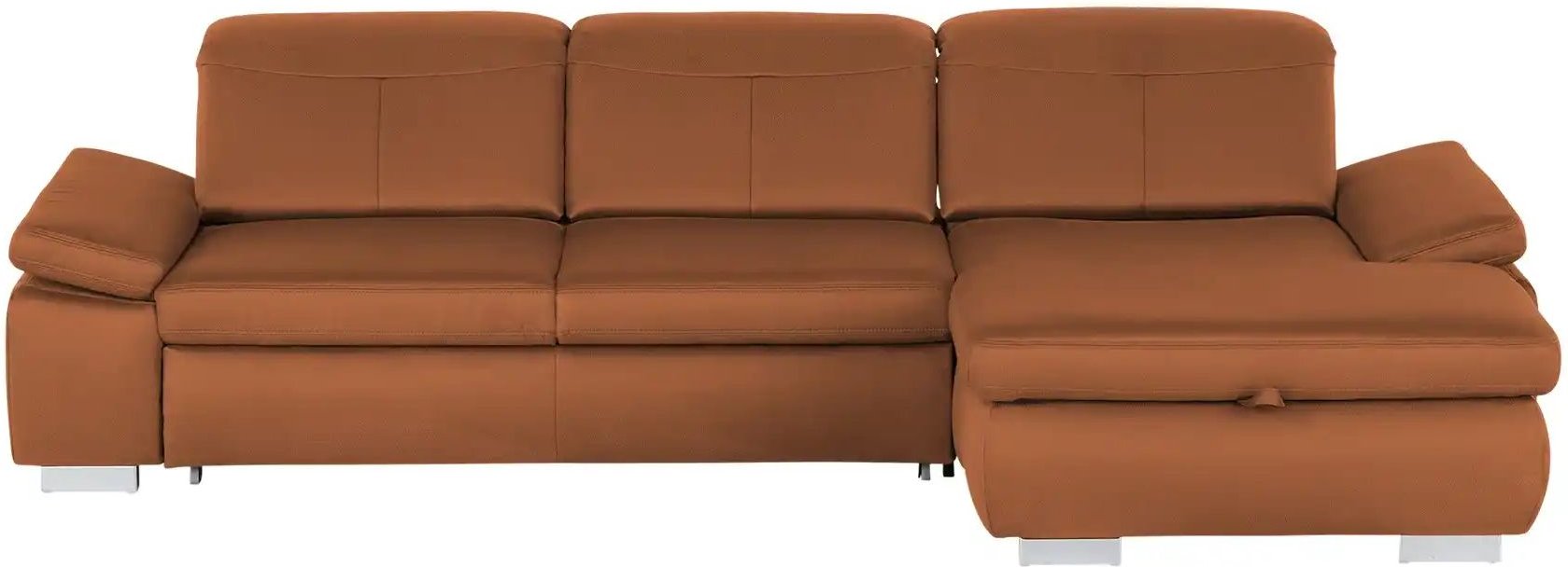 Lounge Collection Ecksofa aus Mikrofaser Kathrin ¦ orange ¦ Maße (cm): B: 309 H: 85 T: 195.0 Polstermöbel > Sofas > Ecks...