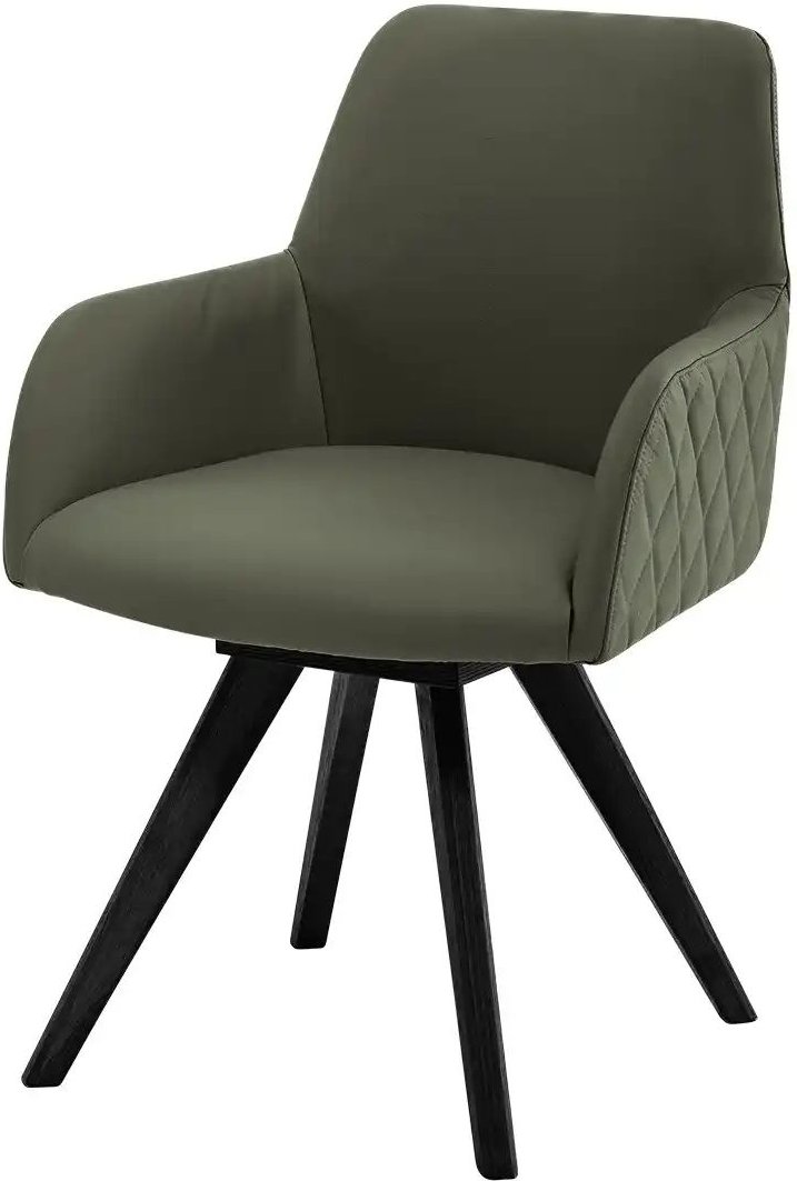 Dine + Mine Esszimmerstuhl Bristol 2 ¦ grün ¦ Maße (cm): B: 61 H: 88 T: 66.5 Stühle > Küchenstühle > Küchenstühle mit A...