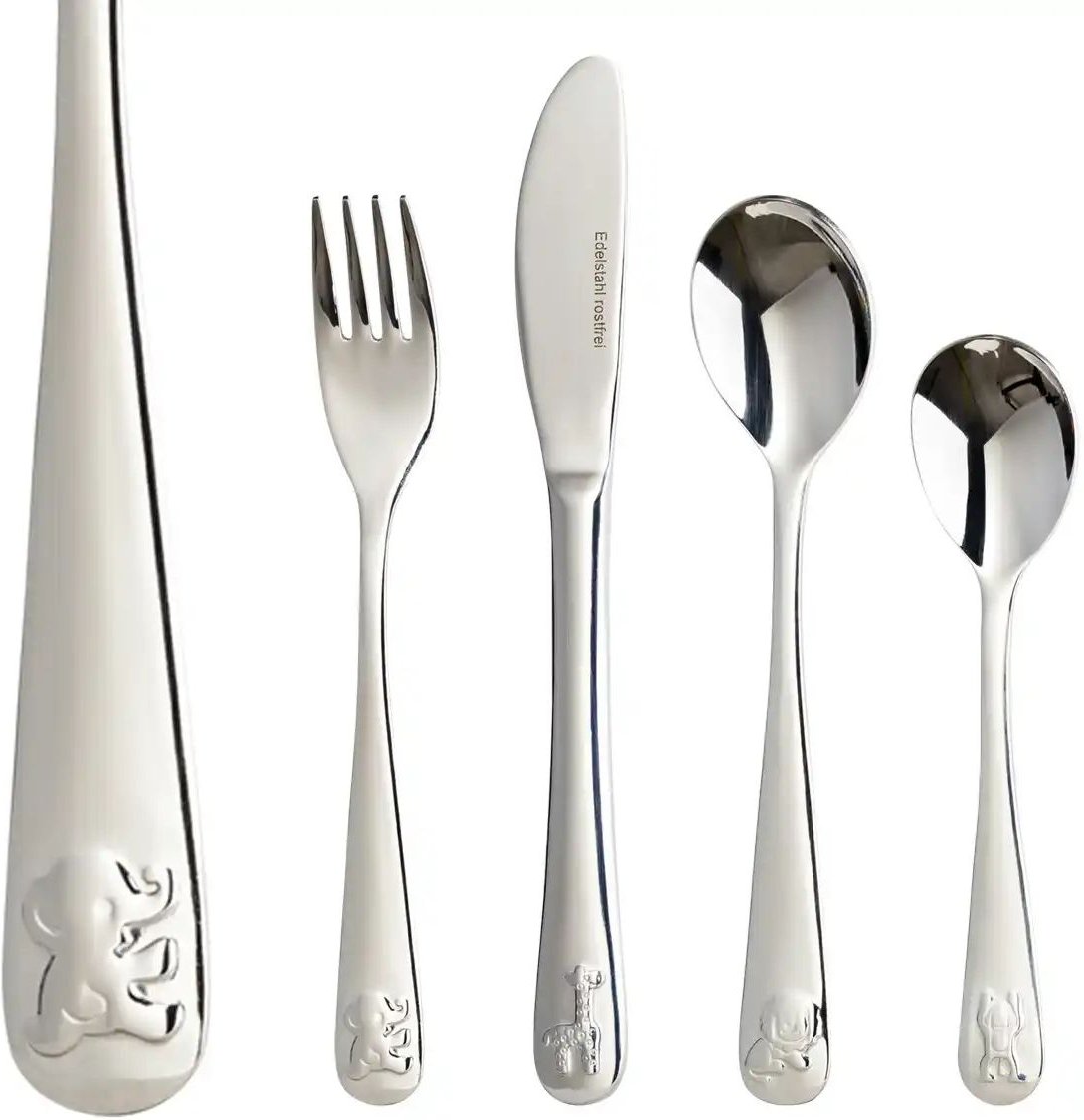 KHG Kinderbesteckset 4-teilig ¦ silber Geschenkideen > Geschenke für Kinder - Höffner