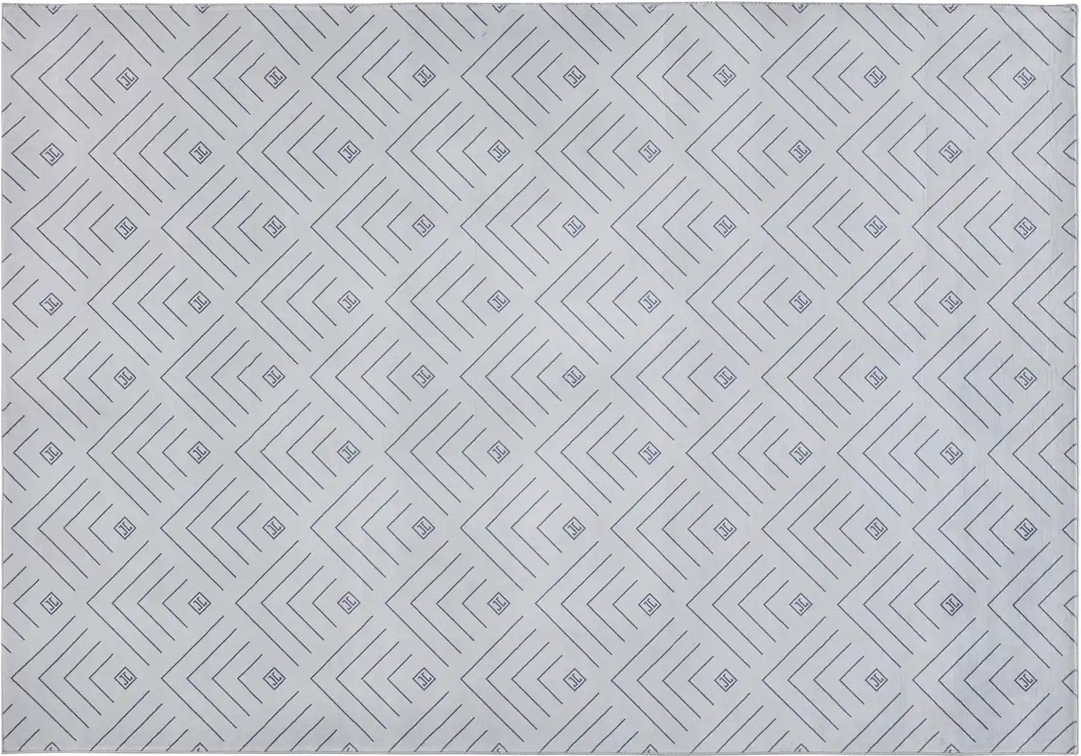 Jette Home Webteppich Signatur ¦ silber ¦ Synthetische Fasern ¦ Maße (cm): B: 80 Teppiche > Einfarbige Teppiche - Höffn...