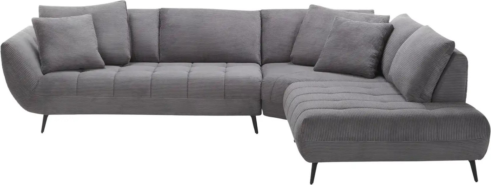 bobb Ecksofa  Carly Novaspring ¦ grau ¦ Maße (cm): B: 337 H: 90 T: 271.0 Polstermöbel > Sofas > 3-Sitzer - Höffner