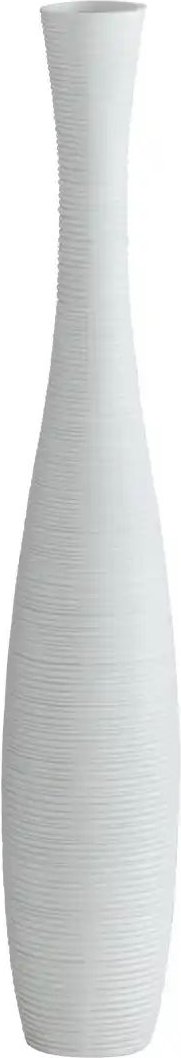 HOME STORY Deko Vase ¦ weiß ¦ Polyresin (Kunstharz) ¦ Maße (cm): H: 85 Ø: 14 Accessoires > Vasen - Höffner