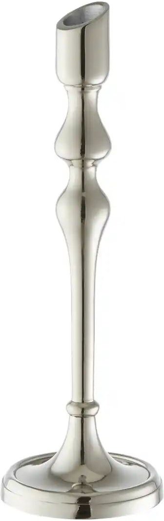 HOME STORY Kerzenhalter ¦ silber ¦ Aluminium ¦ Maße (cm): B: 9 H: 28 T: 9.0 Accessoires > Kerzen & Kerzenständer > Ker...