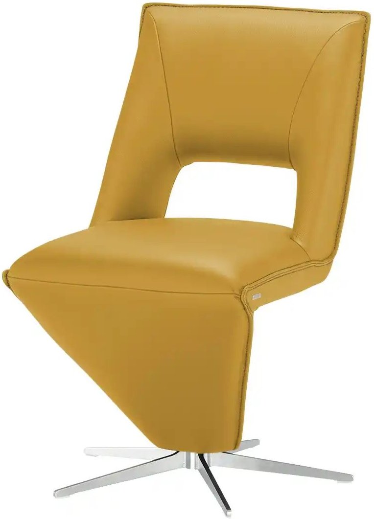 KOINOR Polsterstuhl drehbar Merlin ¦ gelb ¦ Maße (cm): B: 51 H: 89 T: 64.0 Stühle > Schwingstühle - Höffner