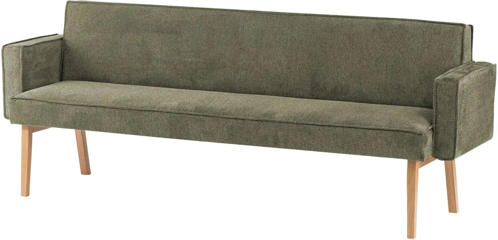 Woodford Polsterbank Laron ¦ grün ¦ Maße (cm): B: 220 H: 88 T: 66.0 Bänke > Einzelbänke - Höffner