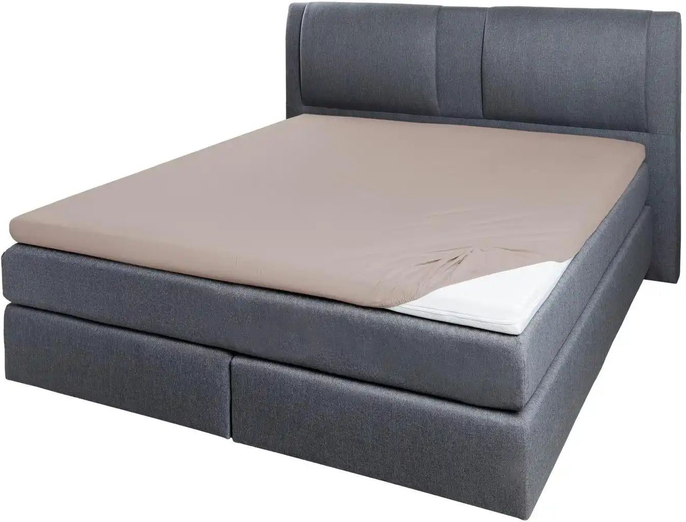 como Jersey-Elasthan Topper-Spannbetttuch 03601 ¦ braun ¦ Maße (cm): B: 100 H: 10 Bettwaren > Bettlaken - Höffner