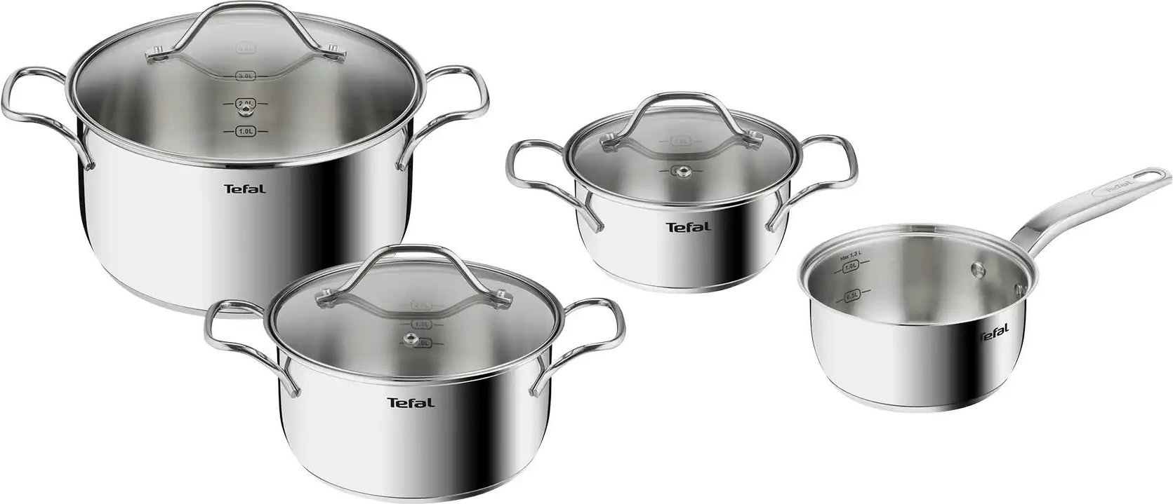 Tefal Topfset Intuition ¦ silber ¦ Edelstahl Töpfe & Pfannen & Zubehör > Topf und Pfannen-Sets - Höffner