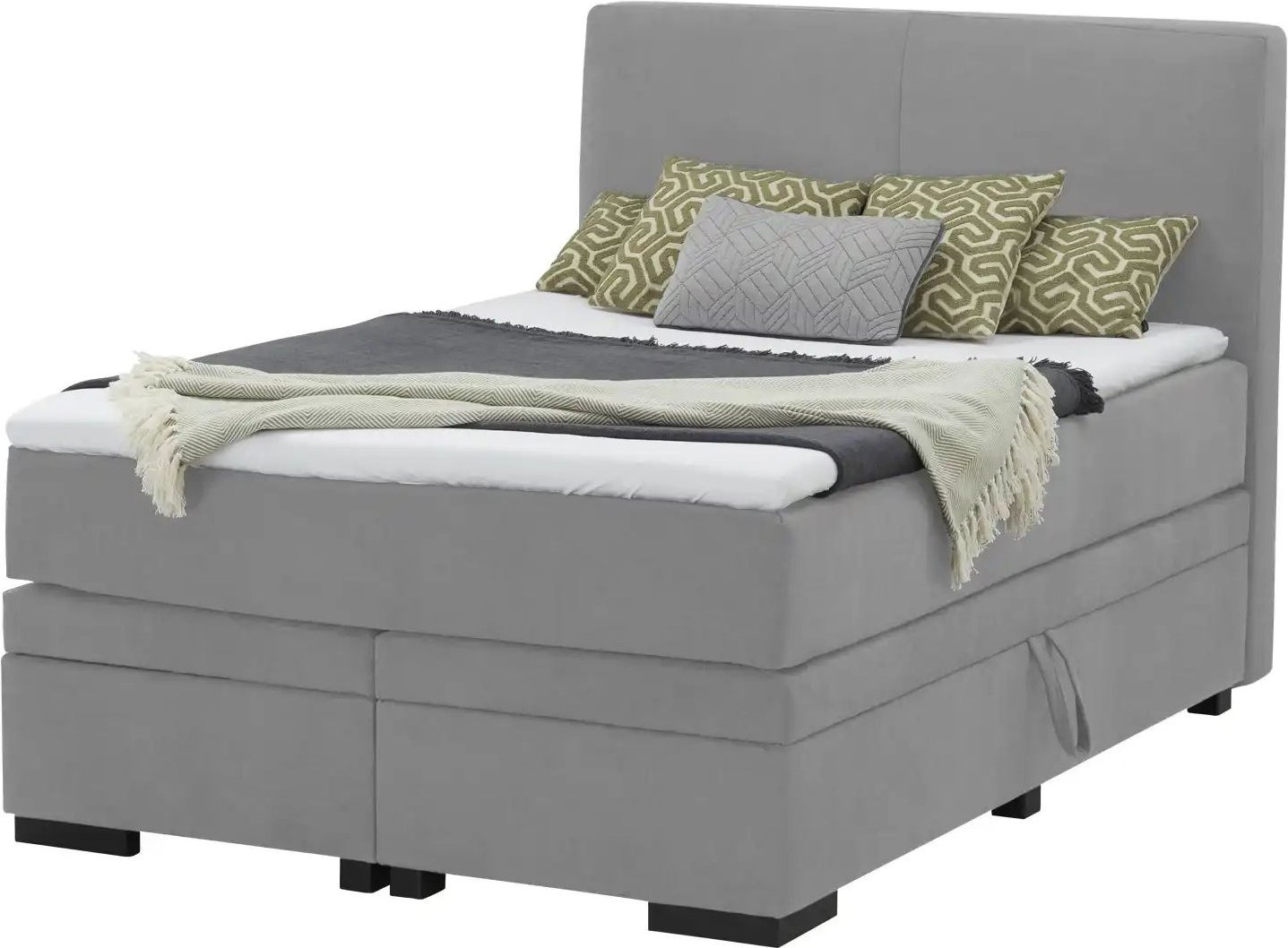 Boxi Boxspringbett mit Bettkasten Boxi Classic ¦ grau ¦ Maße (cm): B: 140 H: 125 Betten > Einzelbetten - Höffner