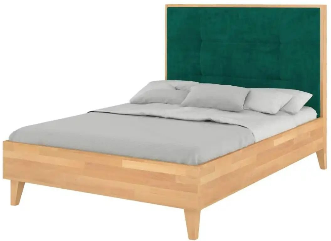 Massivholzbett Buche Frida ¦ holzfarben ¦ Maße (cm): B: 186 H: 130 Betten > Bettgestelle - Höffner