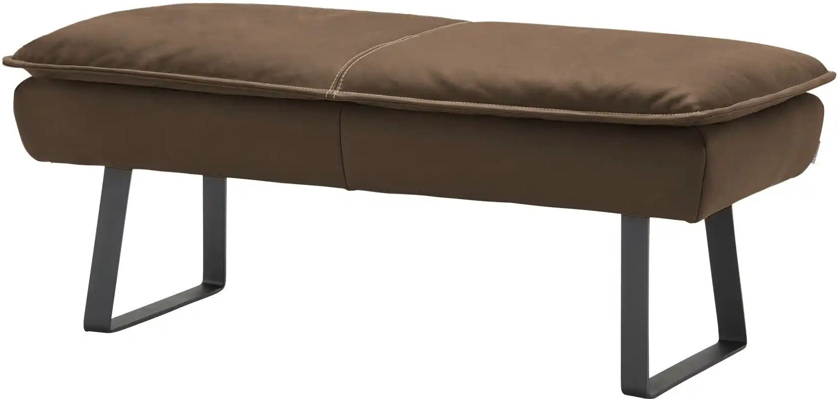 KOINOR Hockerbank Leder Alino ¦ braun ¦ Maße (cm): B: 130 H: 51 T: 56.0 Bänke > Einzelbänke - Höffner