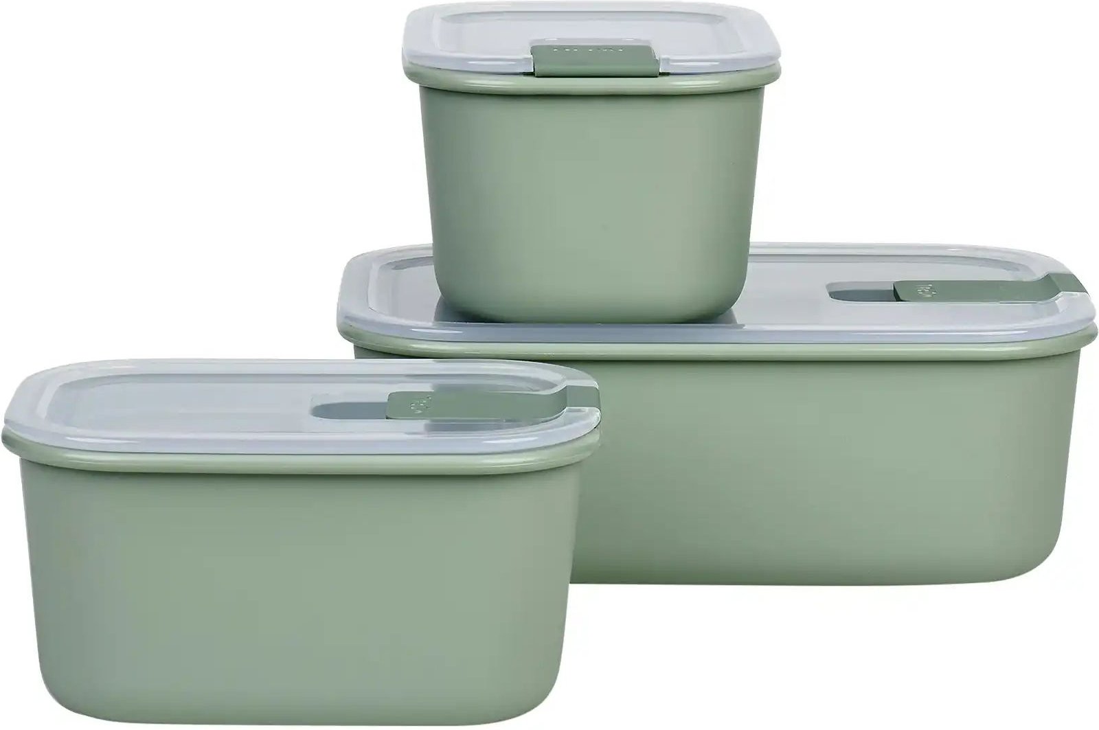 Mepal Vorratsdosenset Easyclip ¦ grün ¦ Kunststoff Küchenzubehör & Helfer > Küchenhelfer - Höffner