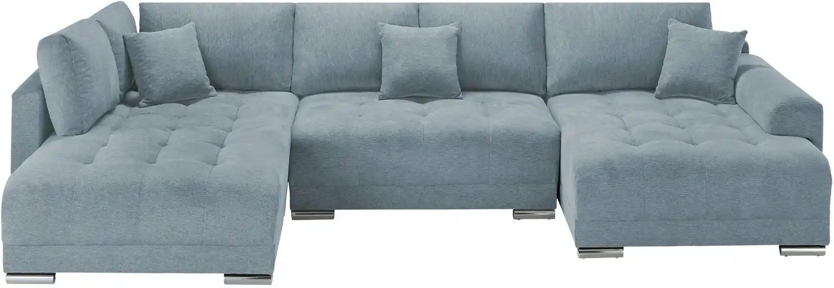 Wohnlandschaft mit Schlaffunktion Lemie ¦ grau ¦ Maße (cm): B: 356 H: 85 T: 218.0 Polstermöbel > Sofas > Wohnlandschafte...