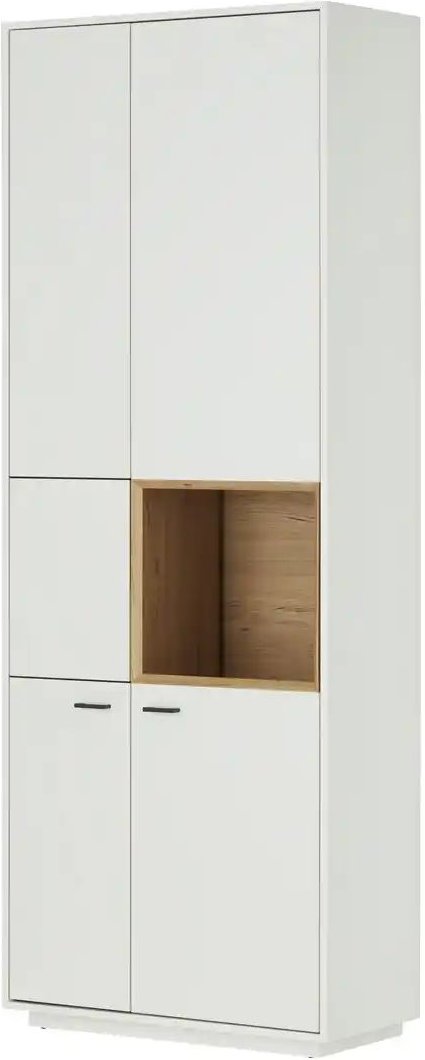 Thumbnail - Jette Home Vitrine Coruna ¦ weiß ¦ Maße (cm): B: 78 H: 208 T: 38.0 Schränke > Vitrinen - Höffner
