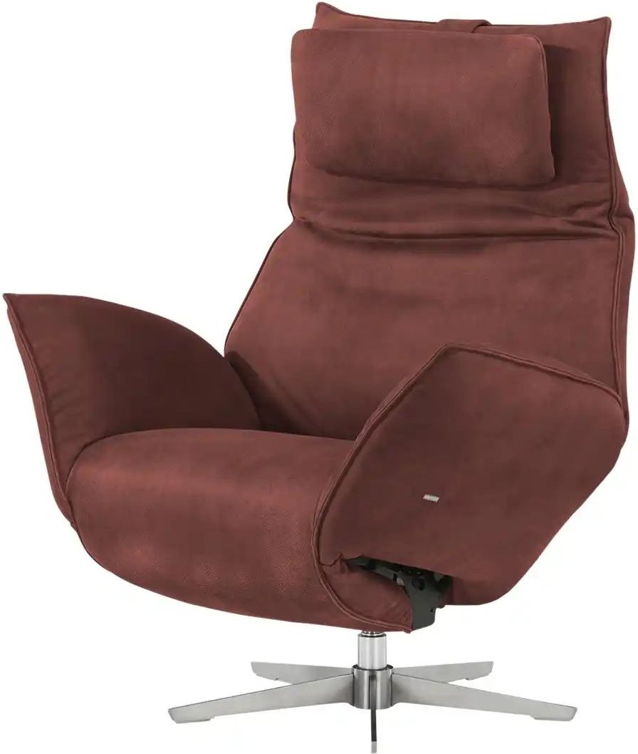 KOINOR Ledersessel mit elektrischer Relaxfunktion Safira ¦ rot ¦ Maße (cm): B: 92 H: 113 T: 90.0 Polstermöbel > Sessel >...