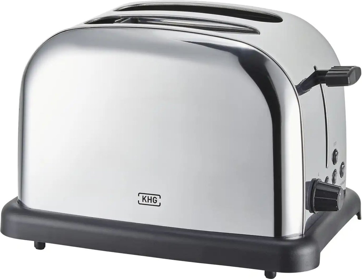 KHG Toaster TO-1005 (ES) ¦ silber ¦ Kunststoff,Edelstahl ¦ Maße (cm): B: 30 H: 20 T: 18.3 Elektrokleingeräte > Toaster ...