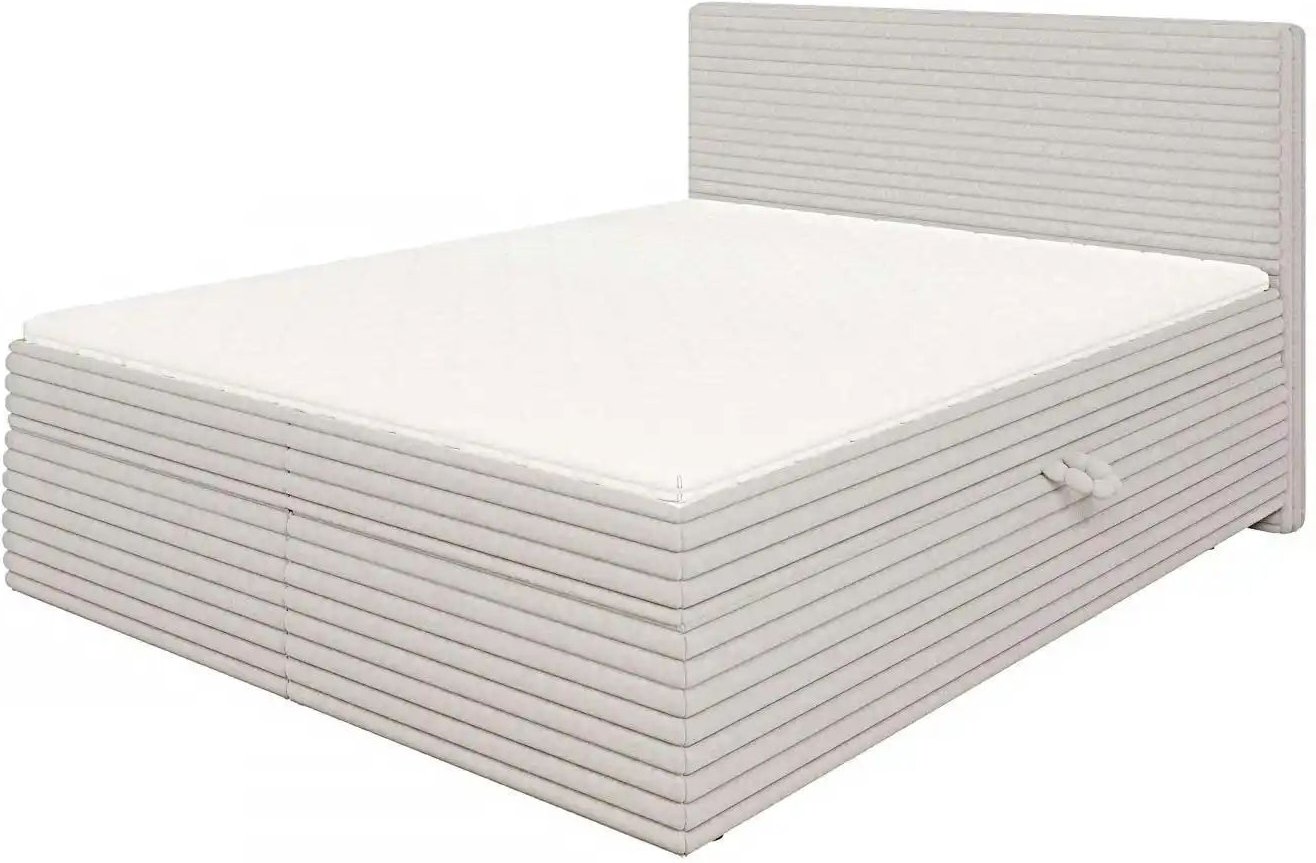 Boxbett mit Stauraum und Topper H3 Neo ¦ grau ¦ Maße (cm): B: 165 H: 110 Betten > Boxspringbetten - Höffner