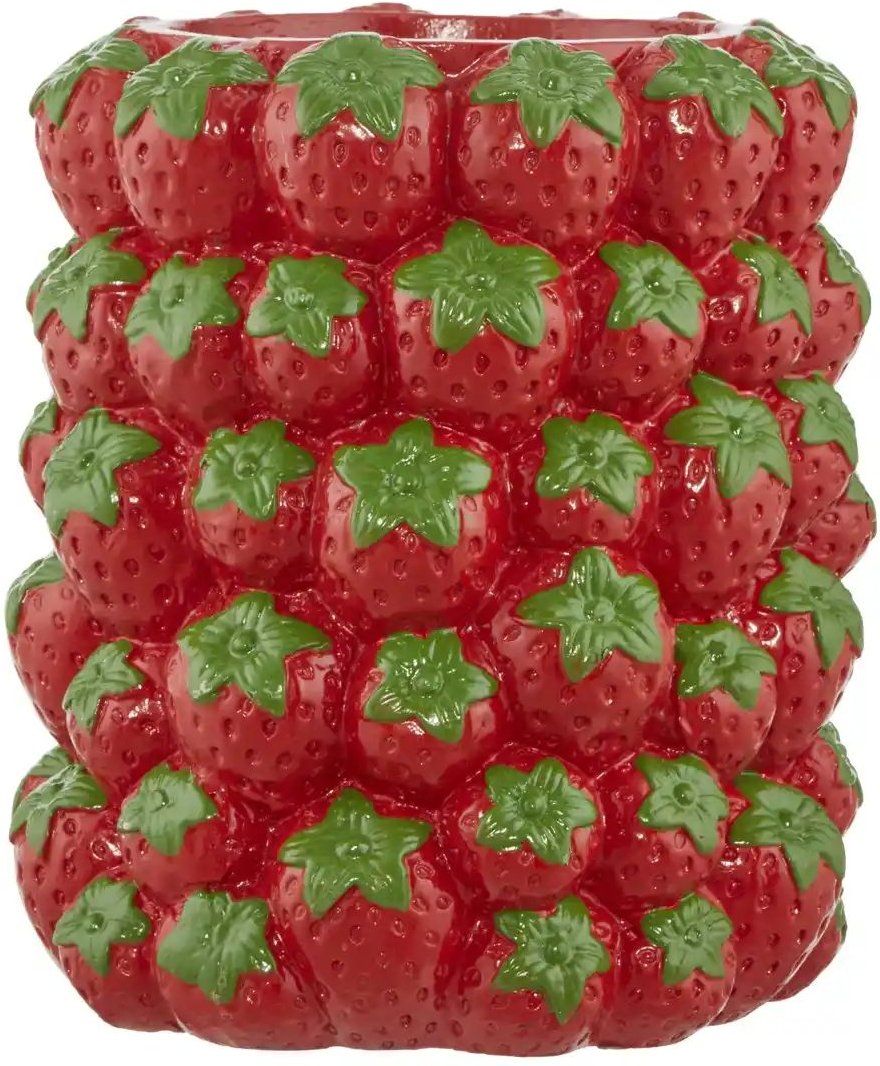 HOME STORY Übertopf Erdbeeren ¦ rot ¦ Magnesia ¦ Maße (cm): H: 31 Ø: 27.5 Accessoires > Dekoartikel - Höffner