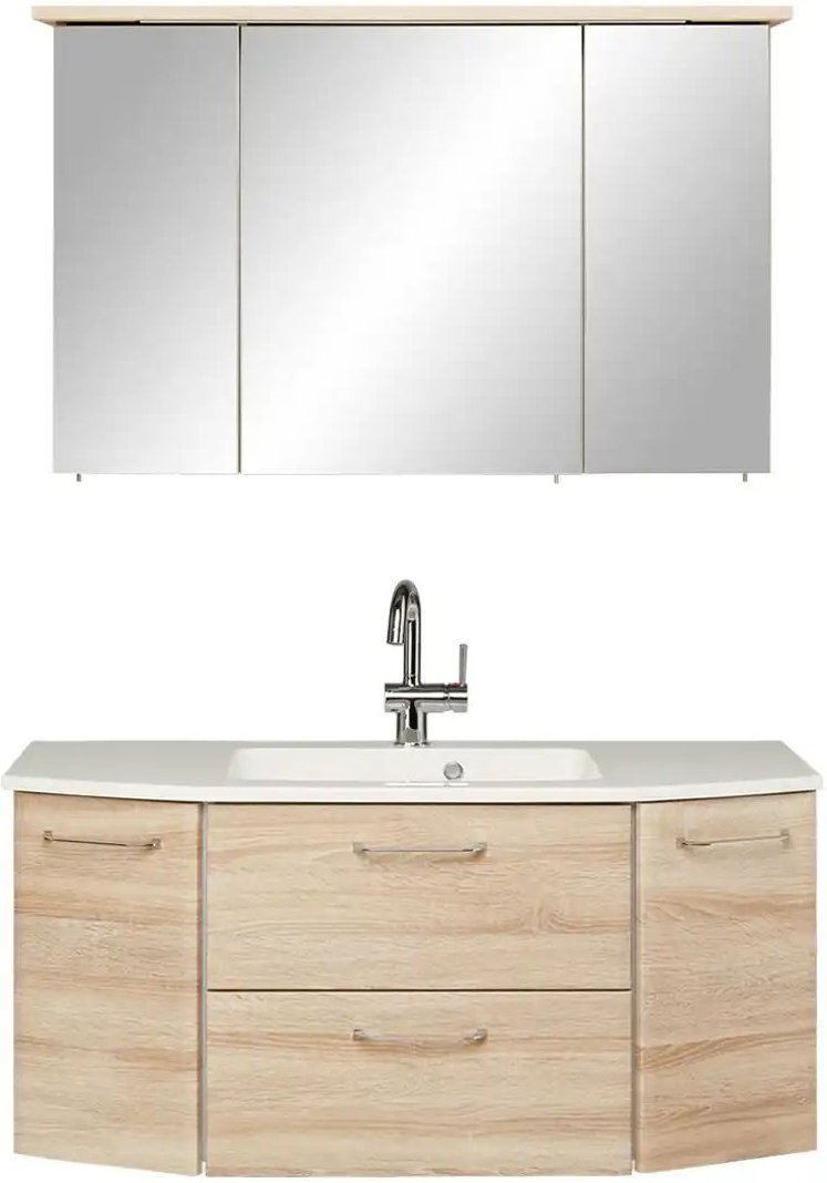 calmo2go Badblock Juba ¦ holzfarben ¦ Maße (cm): B: 111 Schränke > Badschränke > Komplett-Badkombinationen - Höffner