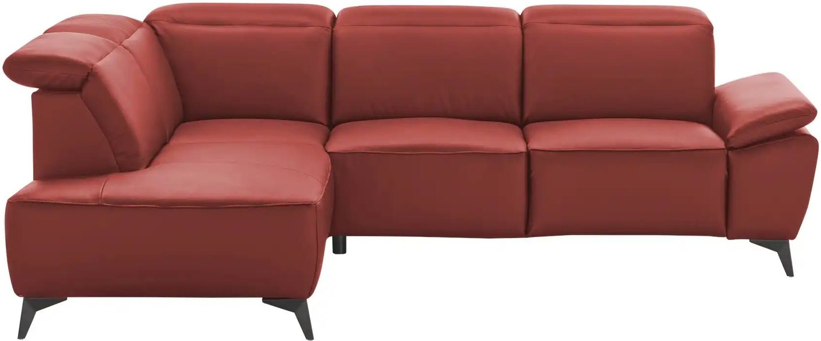 uno Ecksofa  Belfast ¦ rot ¦ Maße (cm): B: 260 H: 100 T: 203.0 Polstermöbel > Sofas > Ecksofas - Höffner