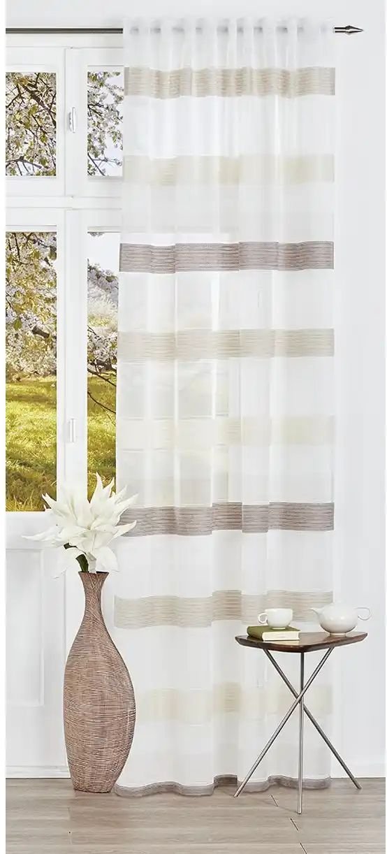 como Verdeckter Schlaufenschal Bianca ¦ beige ¦ Maße (cm): B: 140 H: 245 Gardinen & Rollos > Gardinen & Vorhänge > Schl...