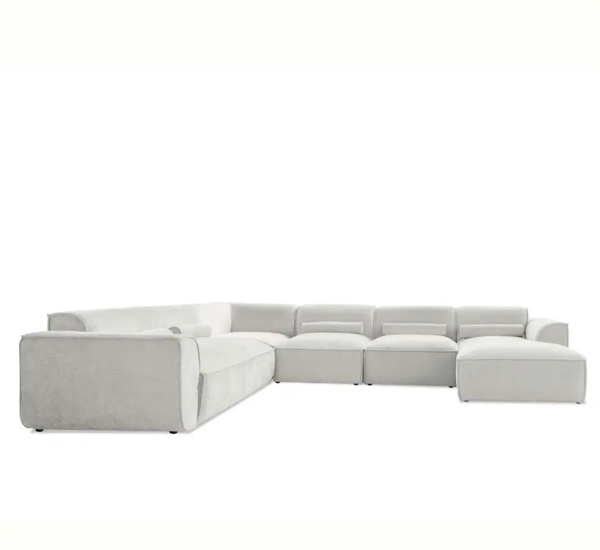 Miuform Wohnlandschaft modular Flex Felix ¦ beige ¦ Maße (cm): B: 337 H: 70 Polstermöbel > Sofas > Wohnlandschaften - Hö...