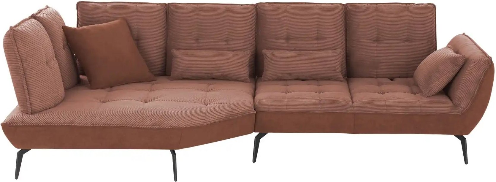 vito Ecksofa mit Sitztiefenverstellung Ticona ¦ kupfer ¦ Maße (cm): B: 336 H: 93 T: 169.0 Polstermöbel > Sofas > Ecksofa...