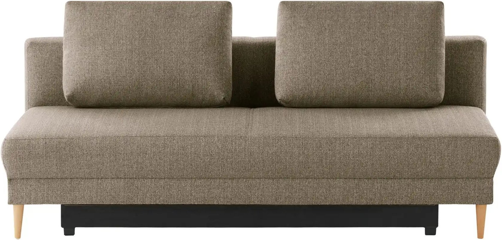 Schlafsofa mit Schlaffunktion Genua ¦ braun ¦ Maße (cm): B: 205 H: 89 T: 104.0 Polstermöbel > Sofas > Einzelsofas - Höff...