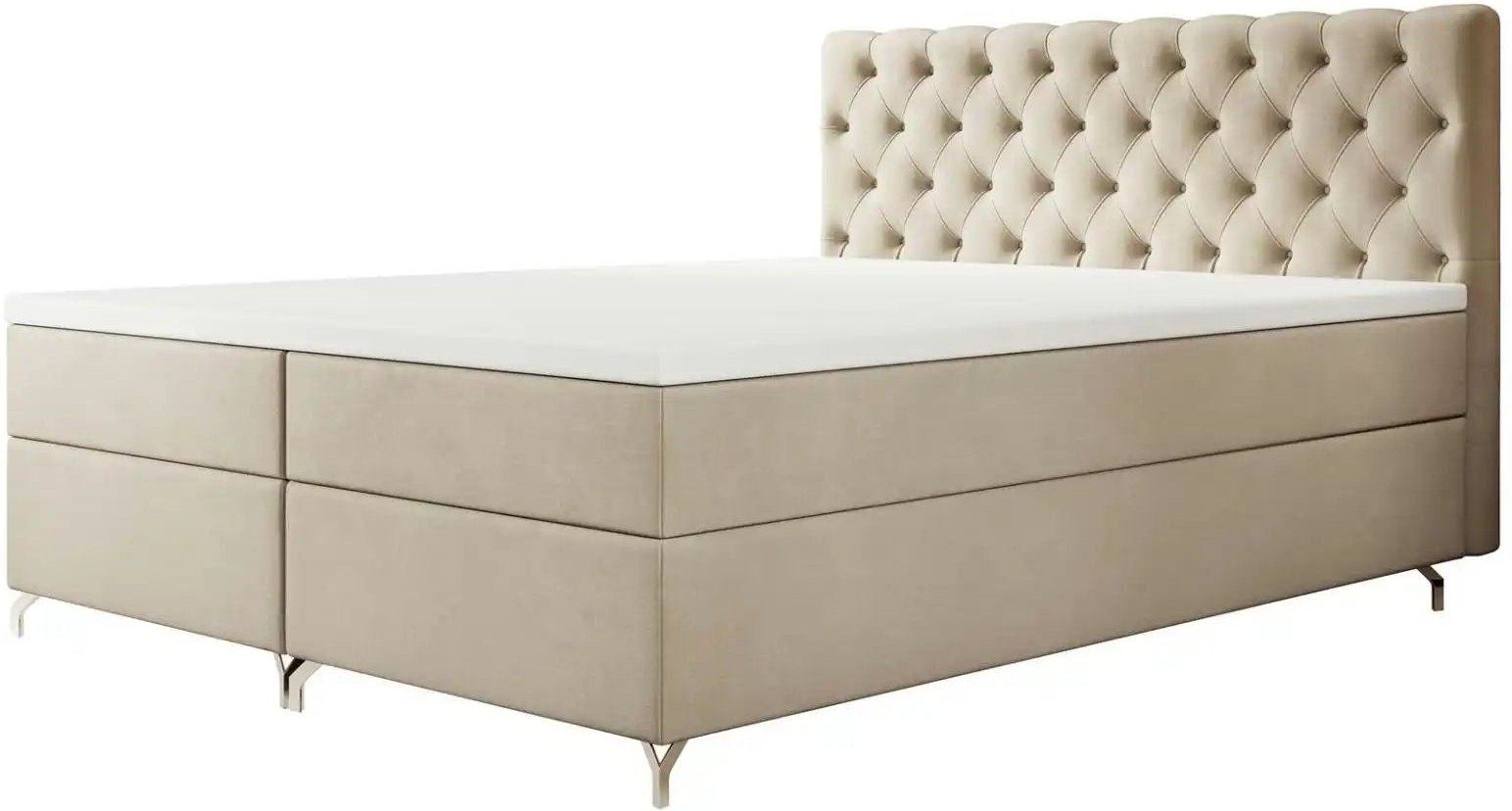 Boxbett mit Stauraum Chester ¦ creme ¦ Maße (cm): B: 180 H: 111 Betten > Komfortbetten - Höffner