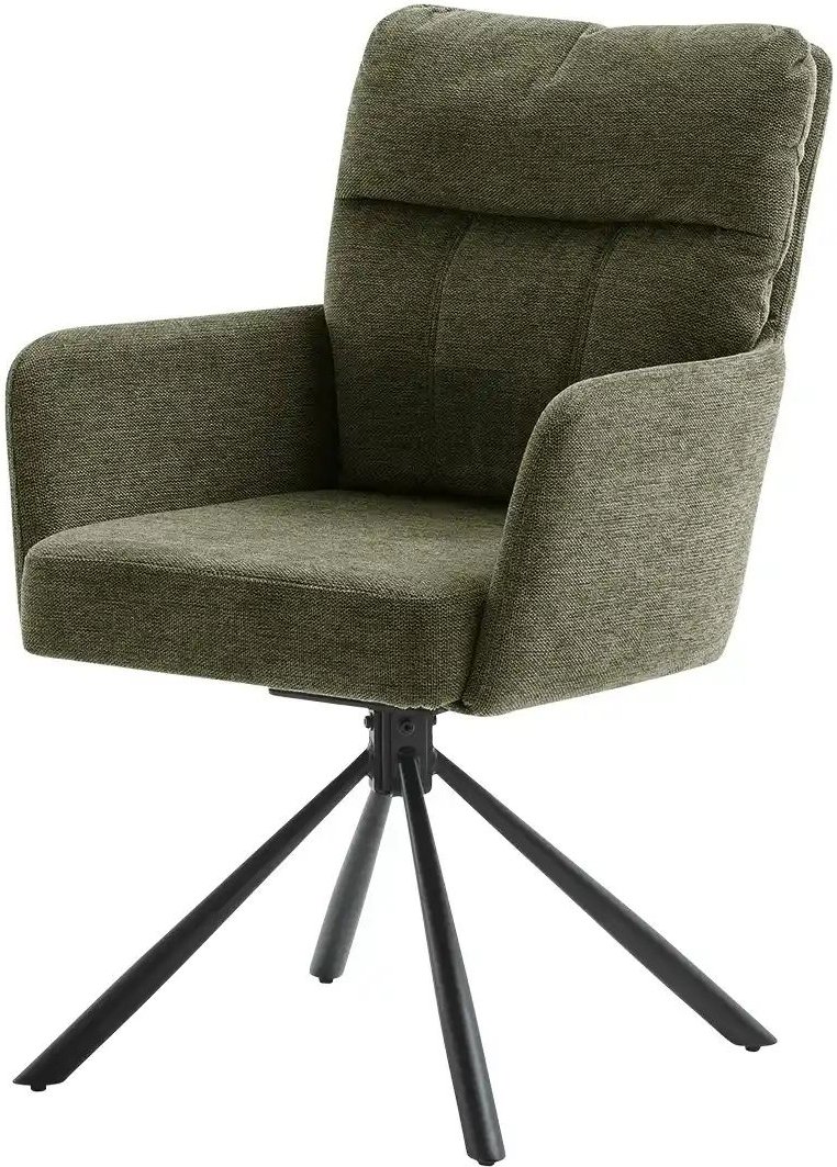 Esszimmerstuhl Umi ¦ grün ¦ Maße (cm): B: 63 H: 86 T: 57.7 Stühle > Esszimmerstühle > Esszimmerstühle mit Armlehnen - H...