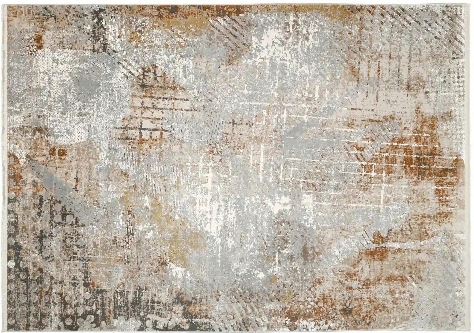 Musterring Teppich ¦ beige ¦ Viskose,Synthetische Fasern ¦ Maße (cm): B: 200 H: 0,8 Teppiche > Wohnteppiche - Höffner