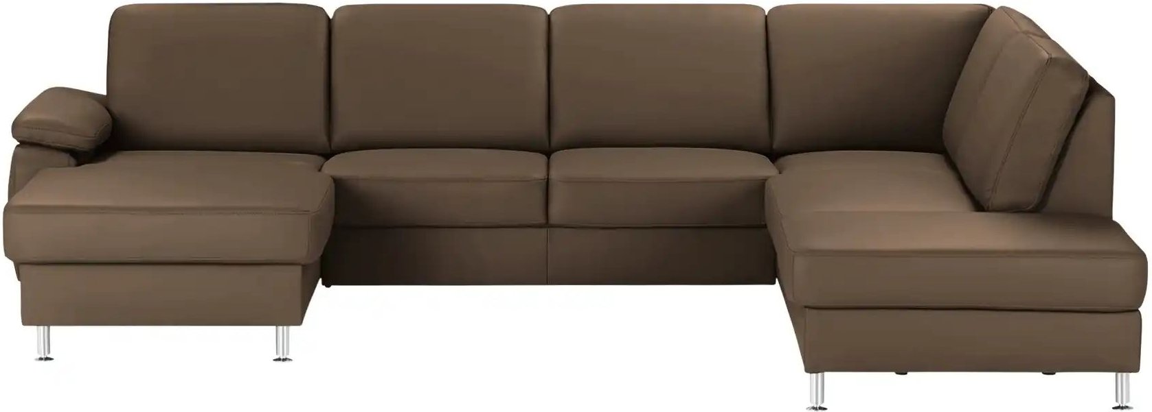 meinSofa Wohnlandschaft mit Sitz- und Rückenbezug aus Leder Kathi ¦ braun ¦ Maße (cm): B: 309 H: 86 T: 235.0 Polstermöbe...