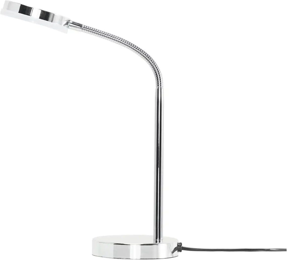 LED-Schreibtischleuchte 1-flammig chromfarben ¦ silber ¦ Maße (cm): H: 40 Lampen & Leuchten > Tischlampen - Höffner