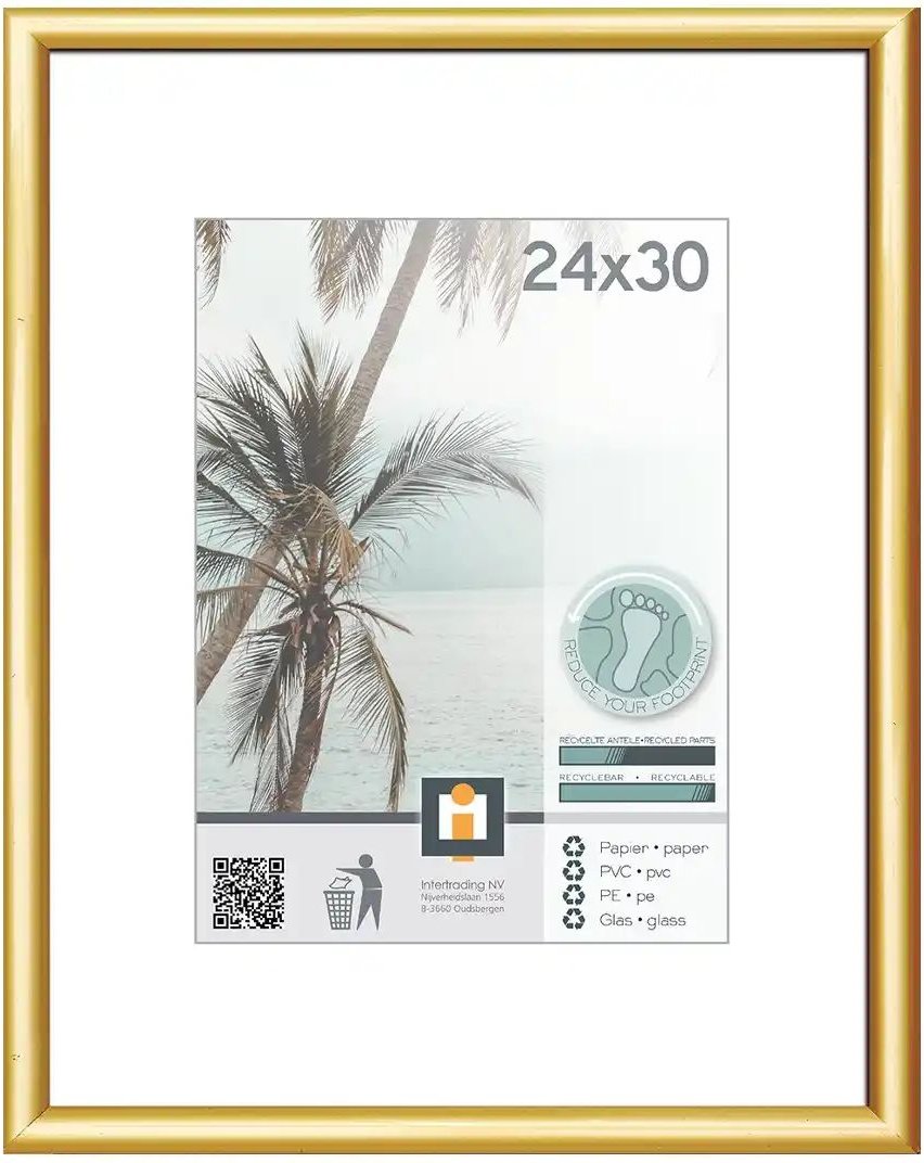 Kunststoffrahmen Kyoto ¦ gold ¦ Kunststoff ¦ Maße (cm): B: 25 H: 31 T: 1.8 Accessoires > Bilderrahmen - Höffner