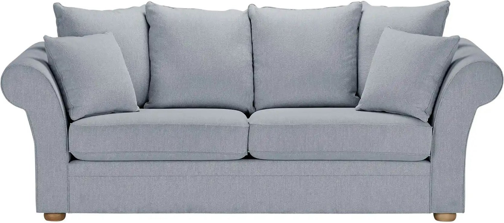 Sofa Olivia ¦ blau ¦ Maße (cm): B: 240 H: 100 T: 98.0 Polstermöbel > Sofas > 3-Sitzer - Höffner