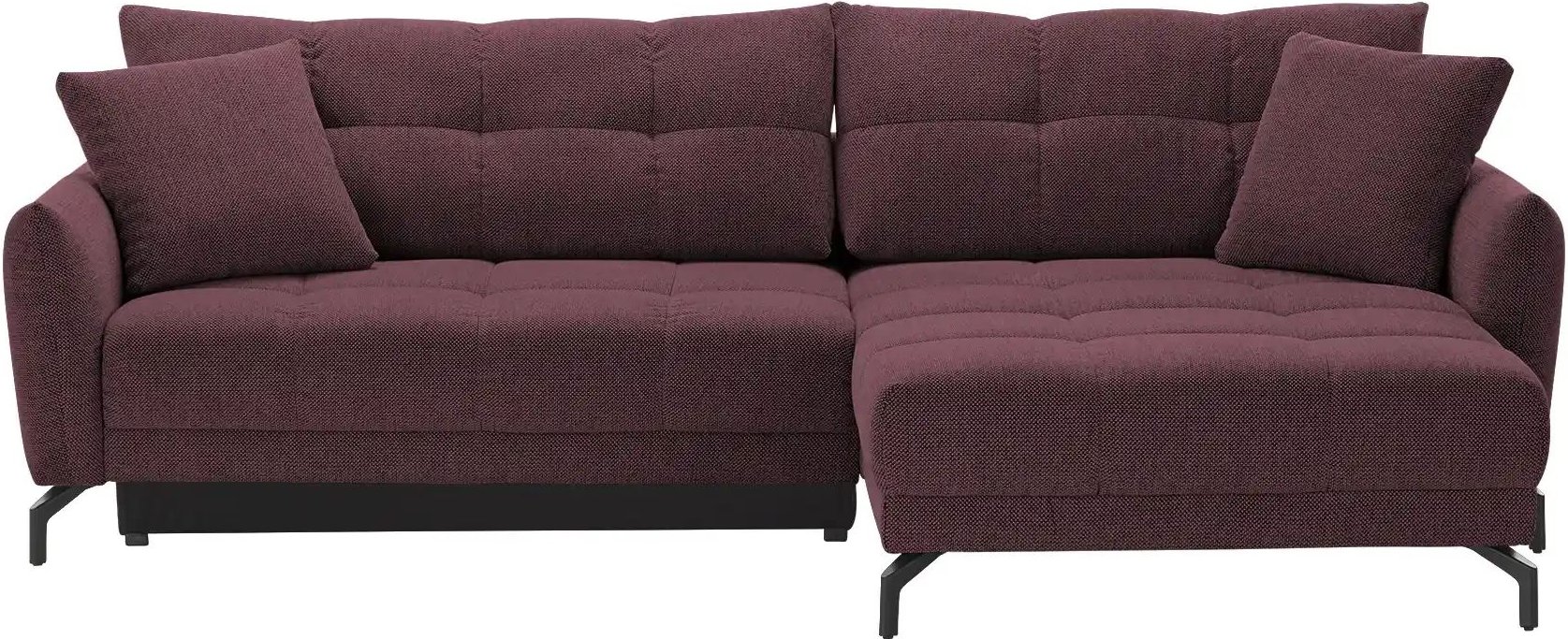 bobb Ecksofa Casandra de Luxe ¦ rot ¦ Maße (cm): B: 284 H: 91 T: 191.0 Polstermöbel > Sofas > Ecksofas - Höffner