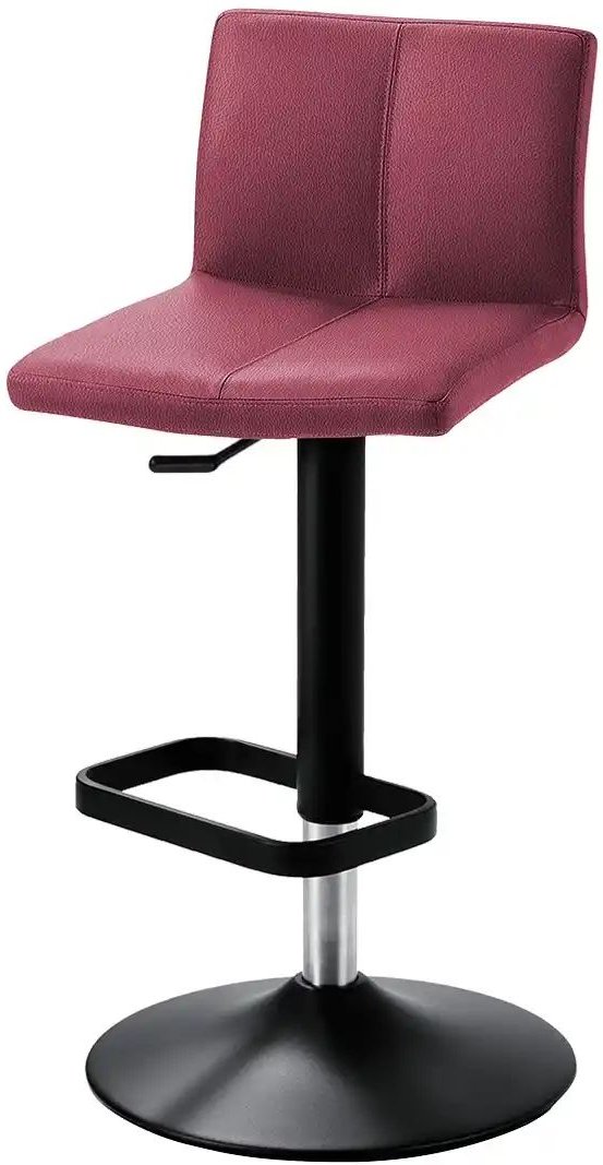 Barhocker Leder MyTina ¦ rot ¦ Maße (cm): B: 44 T: 38.0 Polstermöbel > Hocker > Barhocker - Höffner