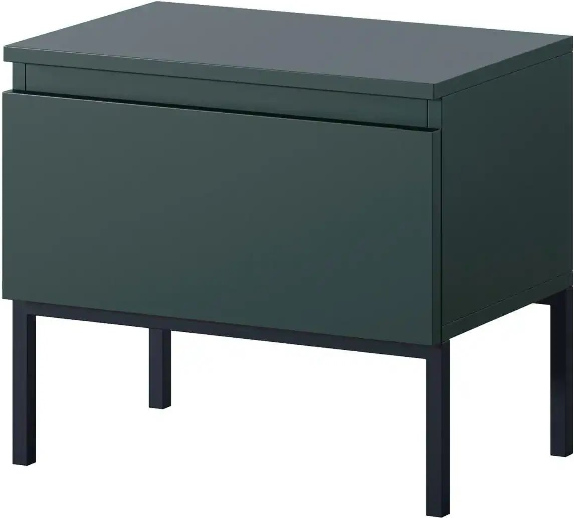 Selsey Nachtkommode mit Kufengestell Bemmi ¦ türkis/petrol ¦ Maße (cm): B: 49 H: 43 Tische > Nachttische - Höffner