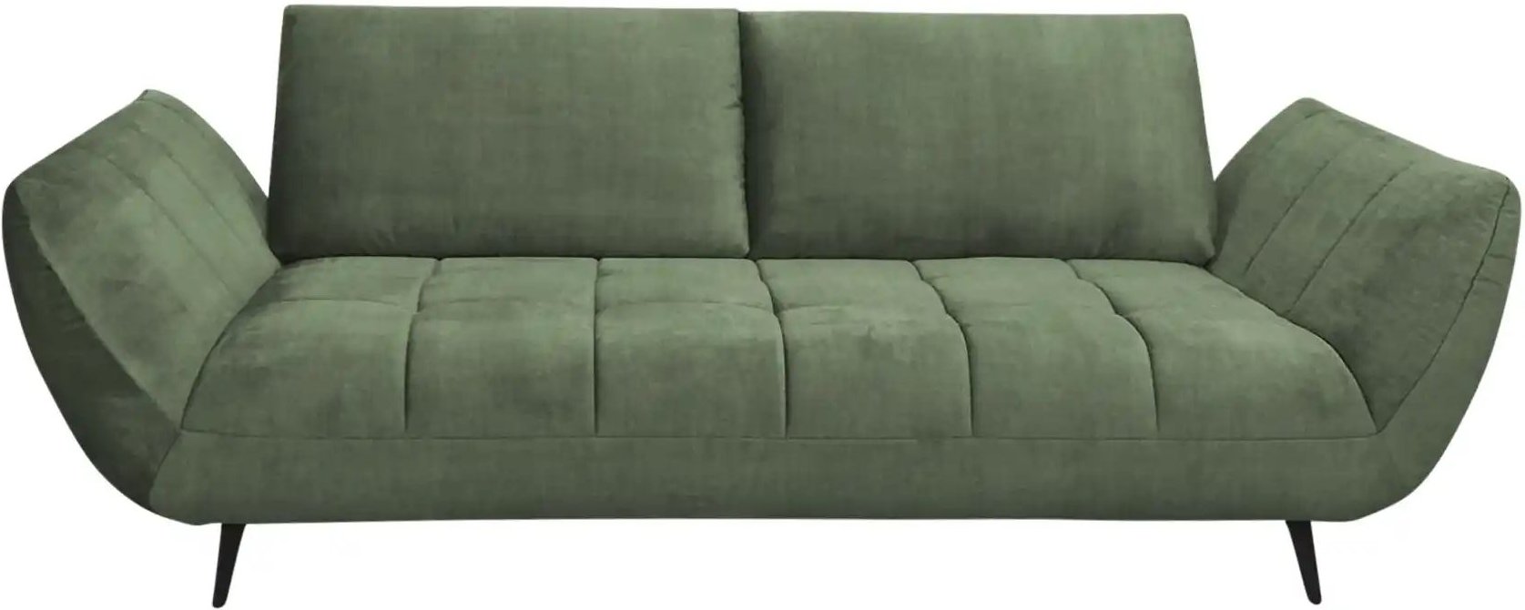 bobb Einzelsofa mit Sitztiefenverstellung Carly ¦ grün ¦ Maße (cm): B: 240 H: 90 T: 123.0 Polstermöbel > Sofas > 2-Sitze...