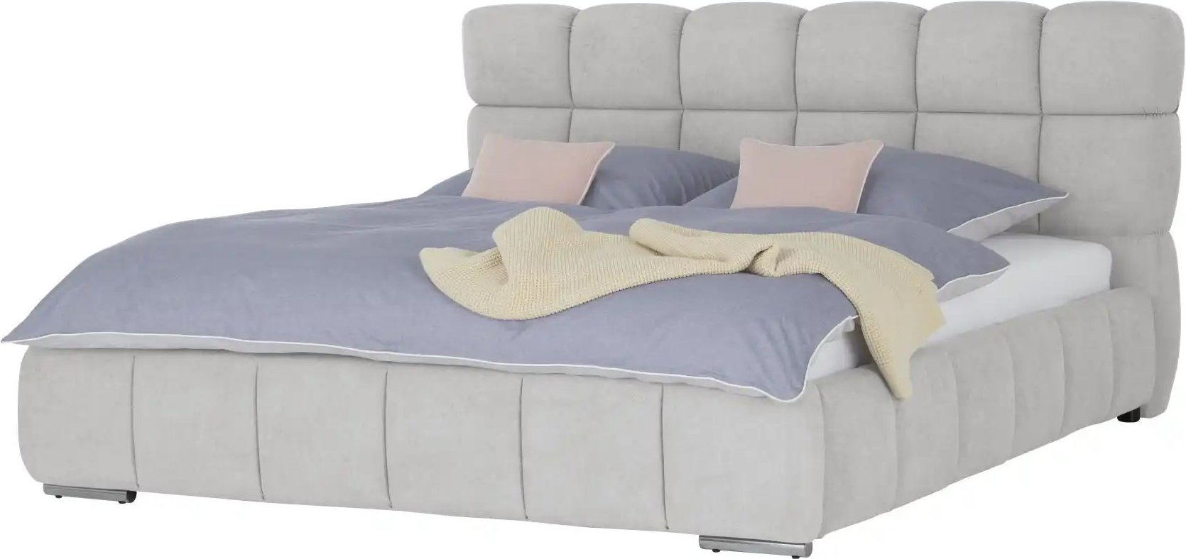 Polsterbett mit Bettkasten Savio ¦ grau ¦ Maße (cm): B: 170 H: 108 Betten > Polsterbetten - Höffner